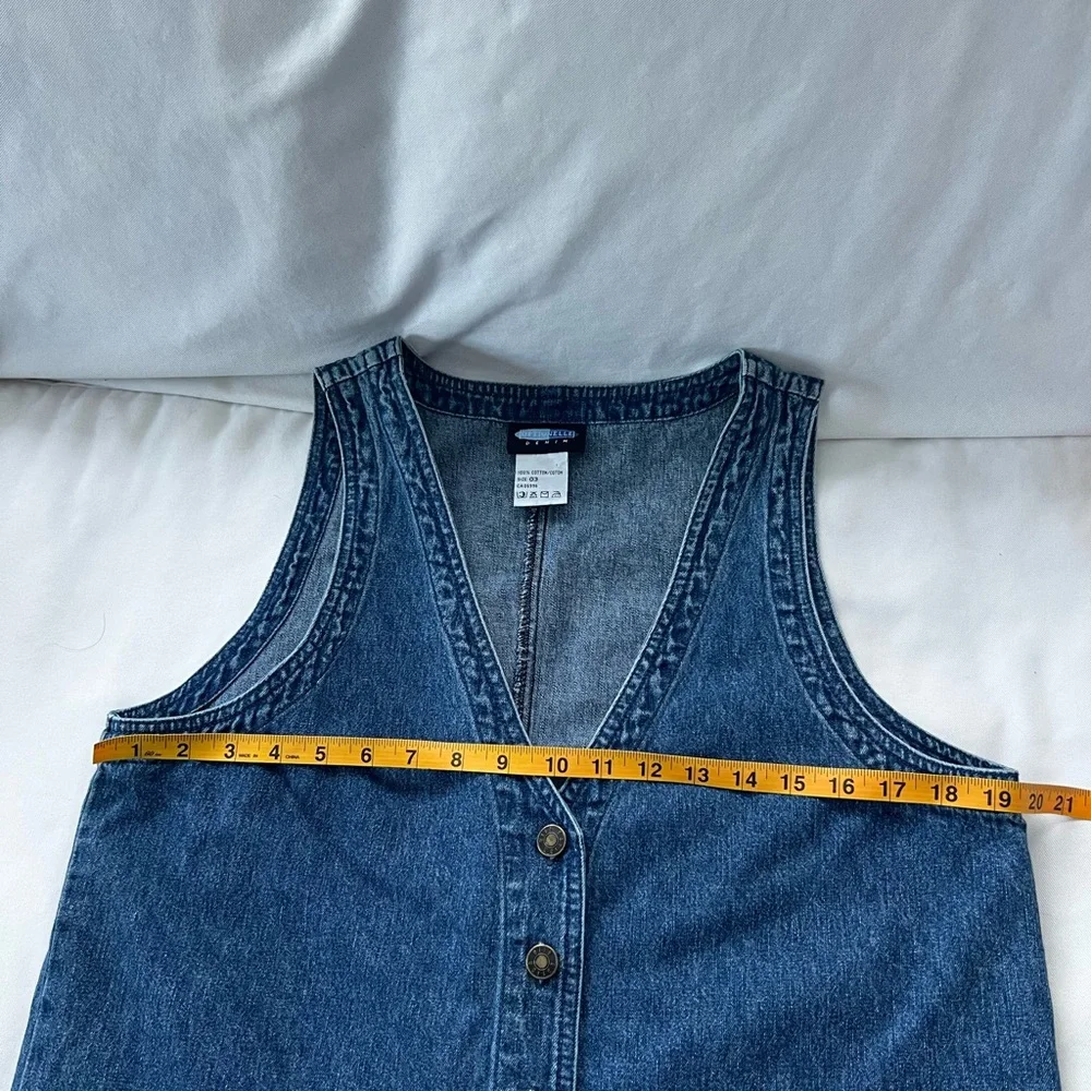 Vintage Denim Button-Up Dress - Picture 14 of 14